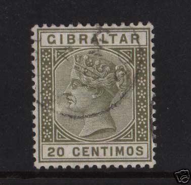 Gibraltar #31 VF Used