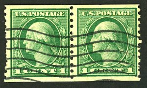 U.S. #490 USED PAIR