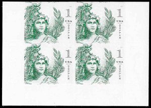 PCBstamps  US #5295 PB $4(4x$1)Statue of Freedom, MNH, (PB-2b)