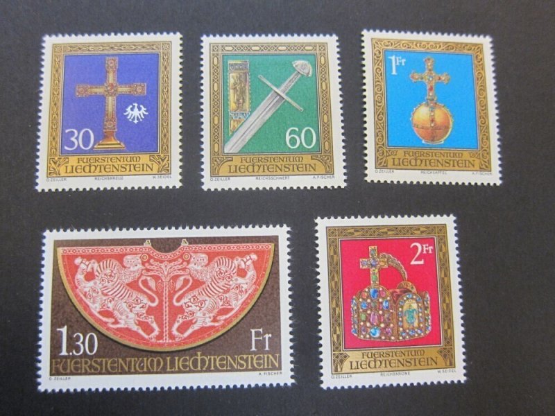 Liechtenstein 1975 Sc 367-71 set MNH