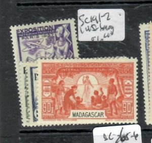 MADAGASCAR   SC 141-142, 145   MOG         P0521H