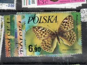 POLAND  BUTTERFLY SET SC 2227-2232   VFU        P0215A H