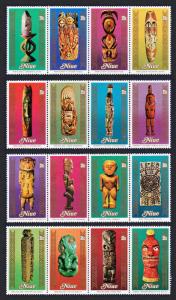 Niue Pacific Arts Festival 4 strips 16v SG#336-351 SC#265-268