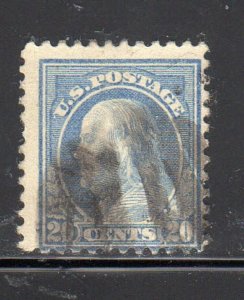 #515 20 CENT FRANKLIN F-VF USED d