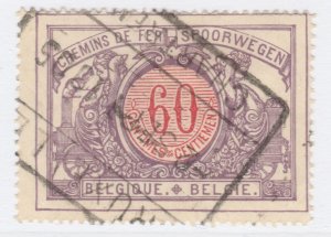 Belgium Parcel Post Railway 1902-06 60c Used Stamp A25P59F20899-