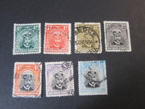 Southern Rhodesia 1924 Sc 1-4,6-7 FU