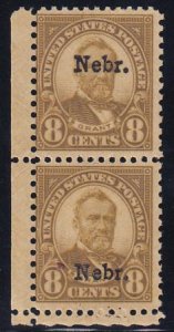 US 677var Mint AVE-F Wide Spacing Pair, Under-Priced + Scarce!