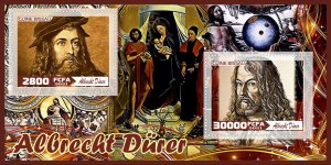 Stamps. Art, painting, Albrecht Durer 2021 8 sheets perforated ** MNH