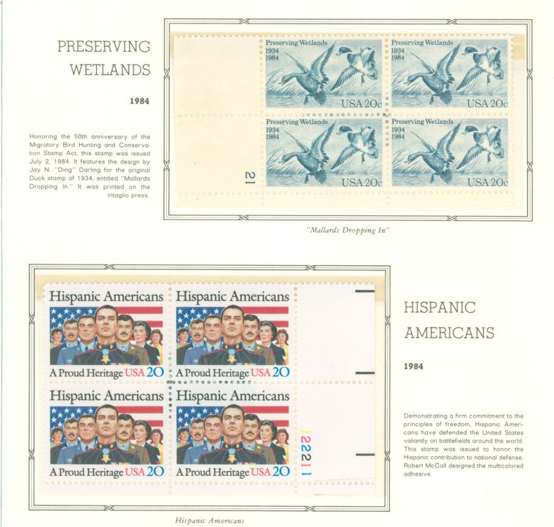 United States #2092/2103 Plate Block | United States, General Issue ...