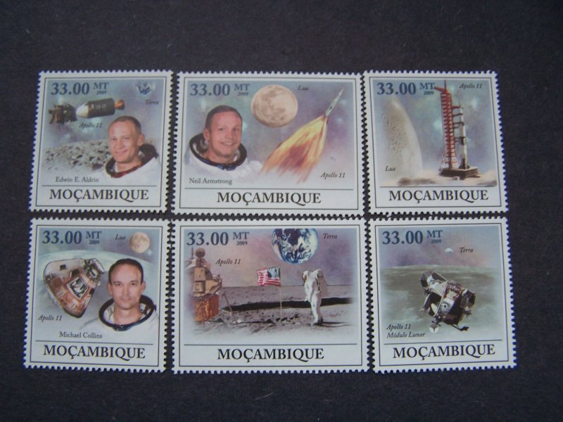 Mozambique 2009 MNH  First Man on Moon Astronomy Space Apollo 11