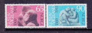 Norway  545-46 MNH 1969 Gustav Vigeland, Sculptor