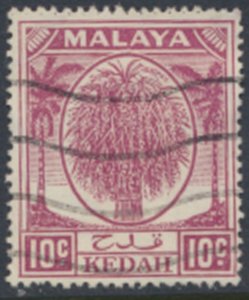 Kedah Malaya  SC# 69  Used  see details & scans