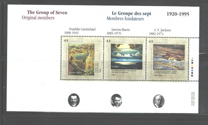 CANADA 1995, GROUP of SEVEN MS.#1559 - 1561, MNH