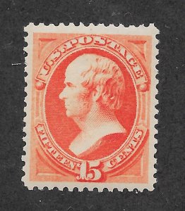 189 MNH, 15c. Webster, PSE Cert, Red Orange, Free, Insured Shipping