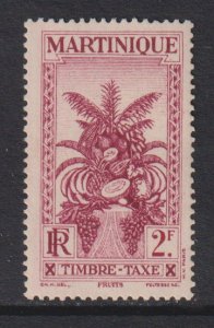 Martinique   #J35 MH  1933  tropical fruits  2fr