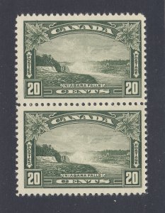 2x Canada Stamps Pair of #225-20c Niagara Falls 1xMNH 1xMH  Guide Value = $50.00