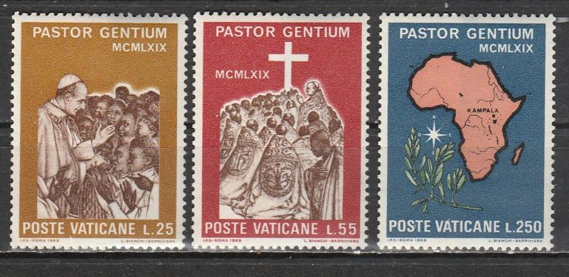 Vatican  1969  Scott No. 473-75  (N**)  Complet