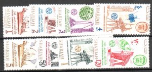 SHARJAH - Mint VF NH set of 8 stamps - Space - War - Boat etc...