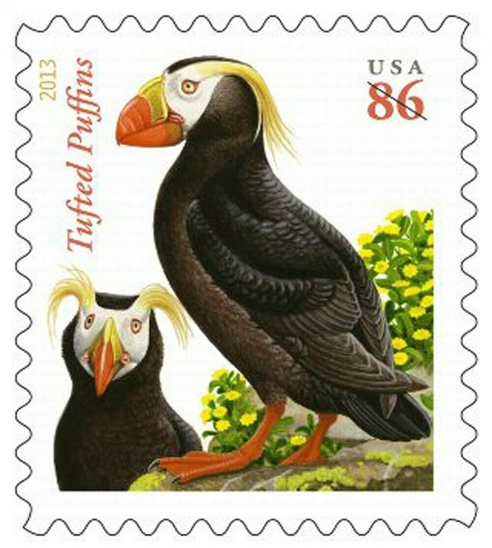 Puffins Complete Sheet of Twenty 86 Cent Postage Stamps Scott 4737