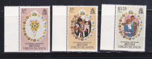 Virgin Islands 406-408 Set MNH Royal Wedding