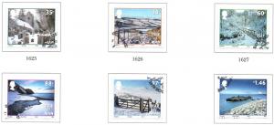 Isle of Man Sc 1401-6 2010 Christmas stamp set used