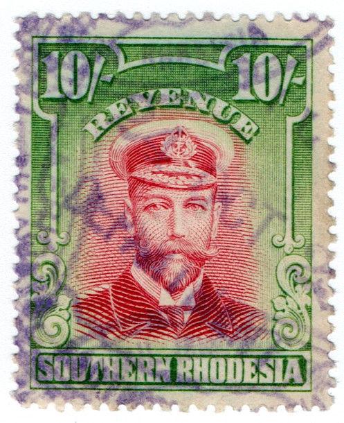 (I.B) Southern Rhodesia Revenue : Duty Stamp 10/-