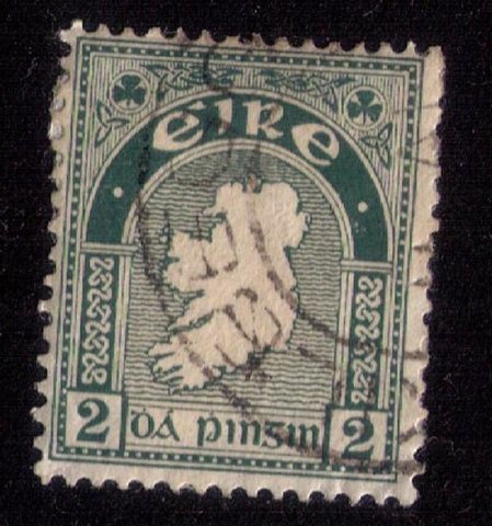 Ireland Sc 68 Used Map Of Erie/ Ireland F-VF