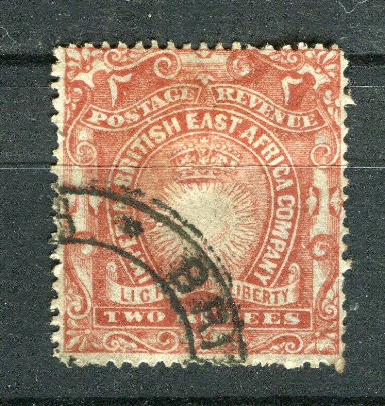 BRITISH KUT; 1890 classic E. Africa Company issue fine used 2R. value