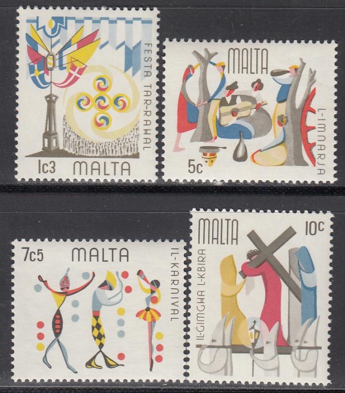 Malta MNH 505-8 Festivals 1976