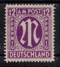 Germany - Allied Occupation - AMG - Scott 3N8a MNG