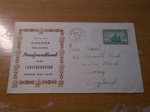 Canada  #  282    FDC  JCR