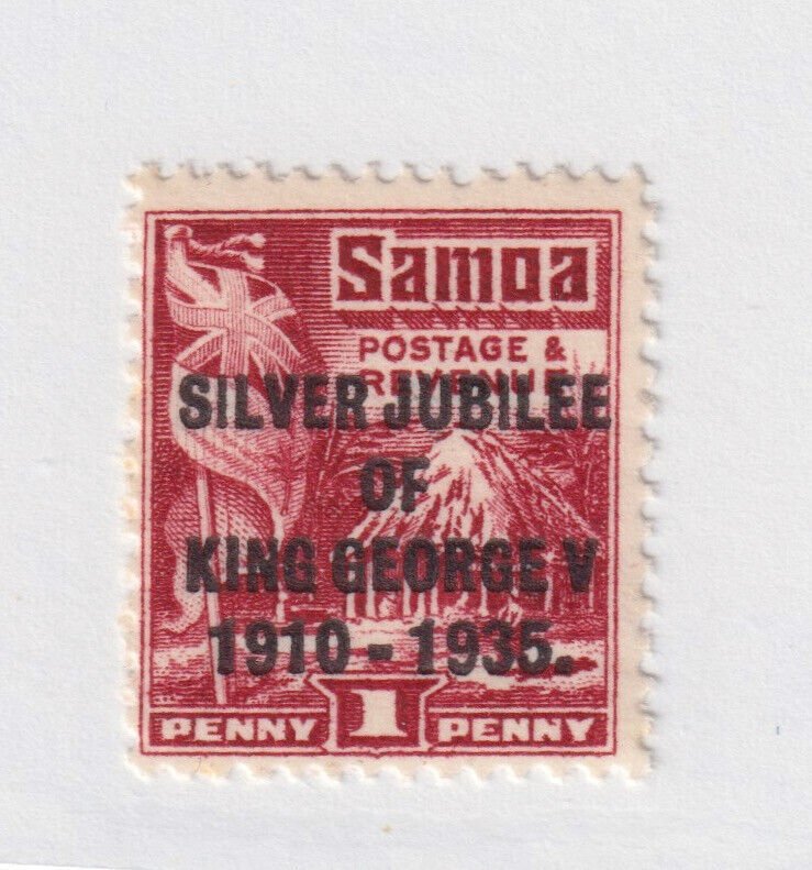 SAMOA  #163a perf 14c 14.5 MINT never hinged  SINGLE overprint Jubilee