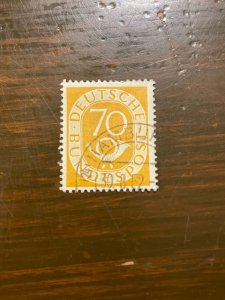 Germany SC 683 Used 70pf Numeral & Post Horn (2) - VF/XF