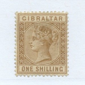 ?#20 GIBRALTAR no gum small thin, see scan Cat $275