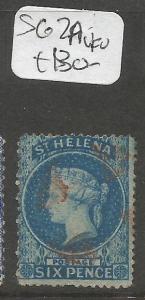 St Helena SG 2a VFU (6ckx)