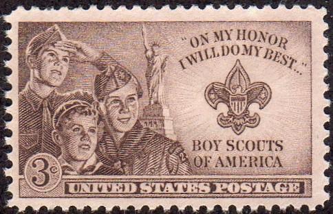 United States 995 - Used - 3c Boy Scouts of America (1950) (6)