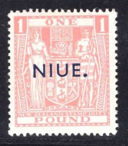 MOMEN: NIUE SG #89 MINT OG H £150 LOT #66237