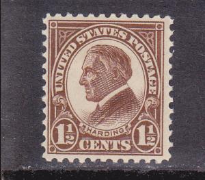 U.S. # 553, mint  hinged