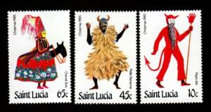 St Lucia # 803-805 Mint!