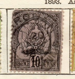 Tunis 1893 Early Issue Fine Used 10c. NW-114586