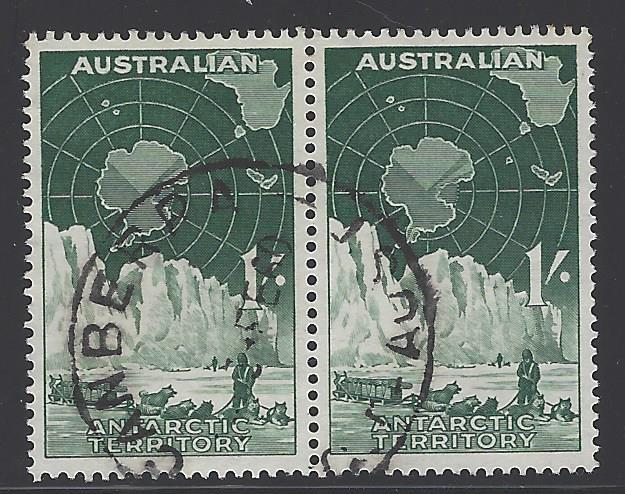 Australian Antarctic Territory Scott # L3, used, pair