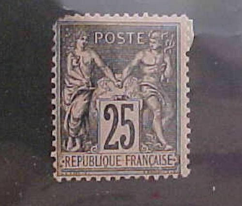 FRANCE STAMP #100 cat.$72.00  MINT  LIGHT HINGED