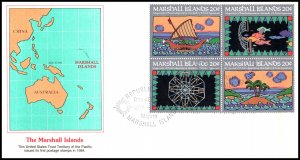 Marshall Islands 34a Fleetwood U/A FDC