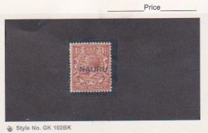 Nauru Scott # 3a 13 1/2 MM MNH Catalogue $30.00