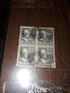 1938 USA Used Presidents blocks