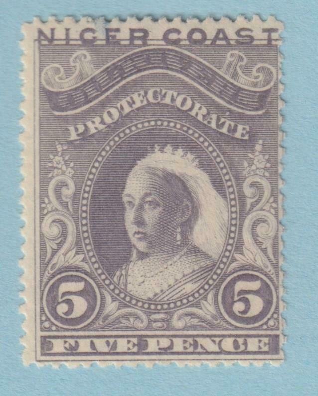 NIGER COAST PROTECTORATE 41  MINT HINGED OG * NO FAULTS VERY FINE! - NRD