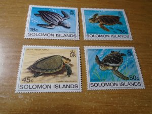 Solomon Islands   #  489-92  MNH