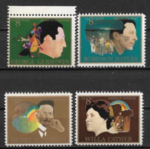 1973 Sc1484-7 American Arts MNH C/S of 4