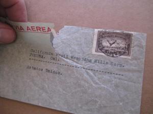 1932? Argentina To USA Early Airmail Cover With Scott # C14  (XX96)