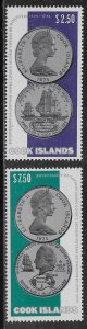 Cook Islands Scott #'s 406 - 407 MNH